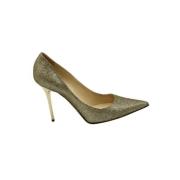 Pre-owned Polyester heels Jimmy Choo Pre-owned , Yellow , Dames