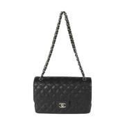 Pre-owned Leather crossbody-bags Chanel Vintage , Black , Dames