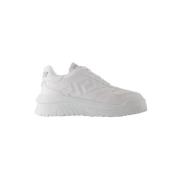 Pre-owned Leather sneakers Versace Pre-owned , White , Heren