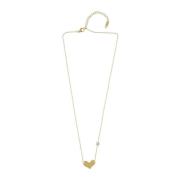 Liefde Hart Ketting 18K Goudlaag Dansk Copenhagen , Yellow , Dames