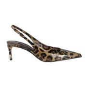 Luipaardprint Stiletto Pumps Dolce & Gabbana , Multicolor , Dames