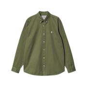 Madison Button Down Shirt Carhartt Wip , Green , Heren