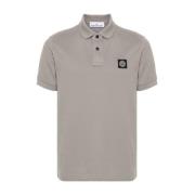 Heren Beige T-shirts & Polos Ss24 Stone Island , Beige , Heren