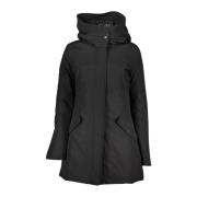 Katoenen parka met meerdere zakken Woolrich , Black , Dames