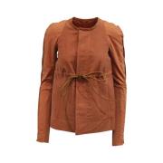 Pre-owned Cotton outerwear Rick Owens Pre-owned , Orange , Dames