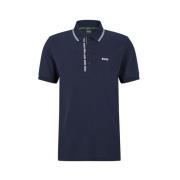 Blauw Gestreept Poloshirt Hugo Boss , Blue , Heren