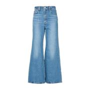 Hoge Taille Wijde Pijp Jeans Levi's , Blue , Dames