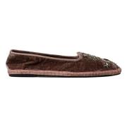 Platte Ballerina Schoenen Precius V Maliparmi , Brown , Dames