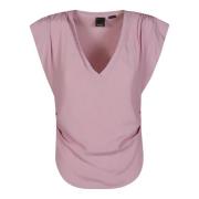 Stijlvolle Melpomene T-shirt Pinko , Pink , Dames