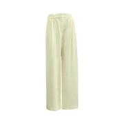 Pre-owned Fabric bottoms Chloé Pre-owned , White , Dames
