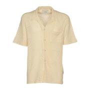 Cirkel Gehaakte Shirt Arte Antwerp , Beige , Heren