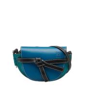 Pre-owned Leather crossbody-bags Loewe Pre-owned , Blue , Dames