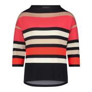 Comfortabele Sweater met Hoge Kraag Betty Barclay , Multicolor , Dames