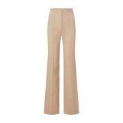 Verlengende Komi Broek met Middenlijnen Veronica Beard , Beige , Dames