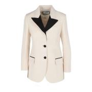 Pre-owned Fabric outerwear Gucci Vintage , White , Dames