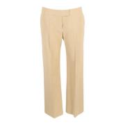 Pre-owned Cotton bottoms Chloé Pre-owned , Beige , Dames