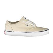 Beige Polyester Sneaker met Contrastdetails Vans , Beige , Dames