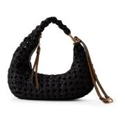 Shoulder Bags Borbonese , Black , Dames