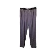 Pre-owned Wool bottoms Tom Ford Pre-owned , Gray , Dames