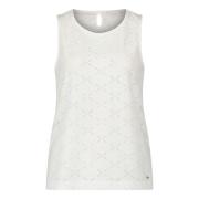 Mouwloze Gestreepte Top Betty & Co , White , Dames