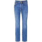 Slim Fit Jeans met Stretch Jacob Cohën , Blue , Heren