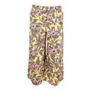 Pre-owned Polyester bottoms Valentino Vintage , Multicolor , Dames