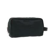 Pre-owned Leather clutches Louis Vuitton Vintage , Black , Dames