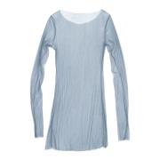 Zijden Tul Top Wolk Blauw Cortana , Blue , Dames