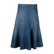 Lennox Rok - Stijlvolle Dames Rok Khaite , Blue , Dames