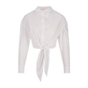 Witte Katoenen Klassieke Kraag Shirt Alessandro Enriquez , White , Dam...