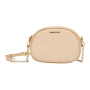 Stijlvolle Bastoptik Schoudertas Carlo Colucci , Beige , Dames