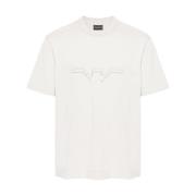 Grijze T-shirts en Polo's Lichtgewicht Jersey Emporio Armani , Gray , ...