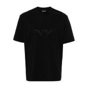 Blauwe T-shirts en Polos Emporio Armani , Blue , Heren