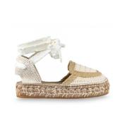 Platte Zomerschoenen Espadrilles , Beige , Dames