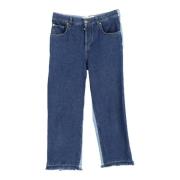 Pre-owned Cotton jeans Loewe Pre-owned , Blue , Dames