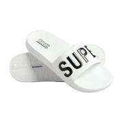 Flat Sandals Superdry , White , Heren