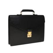 Pre-owned Leather louis-vuitton-bags Louis Vuitton Vintage , Black , D...