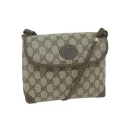 Pre-owned Canvas gucci-bags Gucci Vintage , Beige , Dames