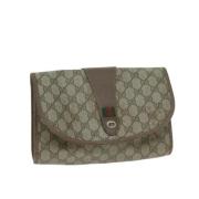 Pre-owned Canvas gucci-bags Gucci Vintage , Beige , Dames