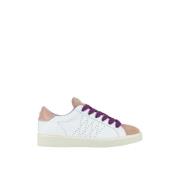 Roze Sneakers P01 Veterschoenen Panchic , Multicolor , Dames