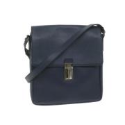 Pre-owned Leather prada-bags Prada Vintage , Blue , Dames