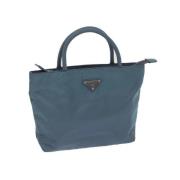 Pre-owned Nylon prada-bags Prada Vintage , Gray , Dames