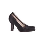 Pre-owned Satin heels Prada Vintage , Black , Dames