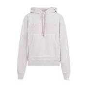 Roze & Paarse Hoodie Sweatshirt Off White , Multicolor , Dames