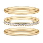 Infinity Classic Ring Set Julie Sandlau , Yellow , Dames