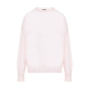 Pink Peony Mohair Sweater Fabiana Filippi , Pink , Dames