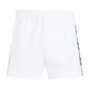 Witte Laurel Track Polyester Shorts Casablanca , White , Heren