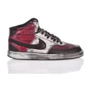 Handgemaakte Zwarte Rode Sneakers Nike , Multicolor , Heren