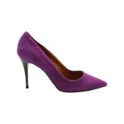 Pre-owned Suede heels Fendi Vintage , Purple , Dames