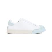 Witte Leren Sneakers Marni , White , Dames